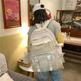 Nylon Women Backpacks Waterproof Rucksack for Teen Girls School Bag Travel
