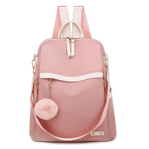 Women Backpacks Panelled Oxford Back Bag Pack Female Backbag School Bags