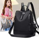 Women's Nylon Oxford Backpack Casual Outdoor Safety Ladies Backpack