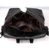 Vintage Leather School Backpack for Girls Large Shoulder Bags