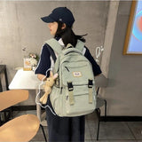 Waterproof Nylon Women Backpack Multilayer Travel bag