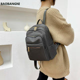 Women's Oxford Schoolbag Rucksack Shoulder Bag