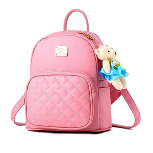 Women Large Capacity Backpack Purses High Leather Vintage School Bag