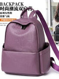Soft Leather Backpack Women Large Capacity Travel Shoulder Bags Girls School Bag