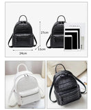 Crocodile Pattern Small Backpack Women's Leisure Bag
