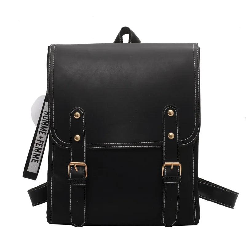Women Backpack Travel Large Backpacks PU Leather Handbag School Bag