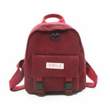 Waterproof Backpack Women Shoulder Bag Small Nylon School bag