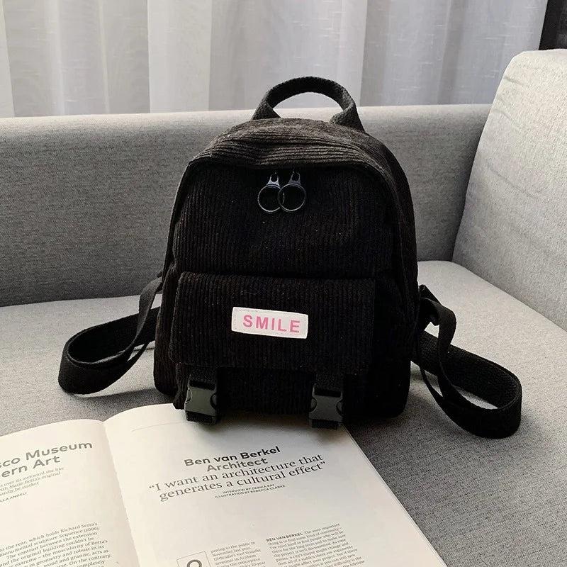 Waterproof Backpack Women Shoulder Bag Small Nylon School bag