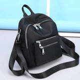 Small Backpack Women 2022 Waterproof Nylon Shoulder Bag Vintage Casual Travel