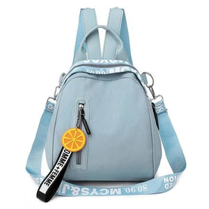 Women Casual Letter Backpack Multi-Function Travel Bag