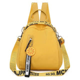 Women Casual Letter Backpack Multi-Function Travel Bag
