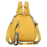 Women Casual Letter Backpack Multi-Function Travel Bag