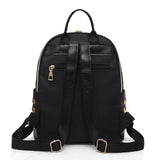 Red Embroidery Backpack Women's Waterproof Bag