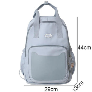Waterproof Women Backpack Travel School Bag Girl Laptop College Lady Book Bags