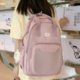 Waterproof Women Backpack Travel School Bag Girl Laptop College Lady Book Bags