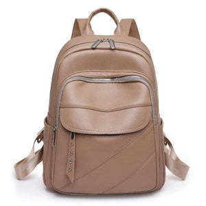 Women Classic Backpack Purses High PU Leather Rucksack for Female Bagpack
