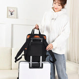 Korea Style Laptop Bag Waterproof Nylon Shoulder Backpack for Girls