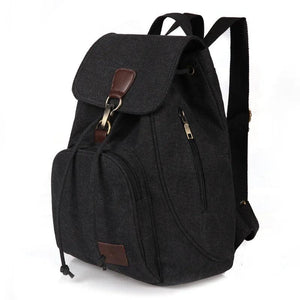 Women's Canvas Backpack Vintage Outdoor Travel Bag