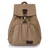 Women's Canvas Backpack Vintage Outdoor Travel Bag