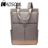 LADSOUL Oxford Waterproof Women Backpack Laptop Large Capacity Shoulder Bags