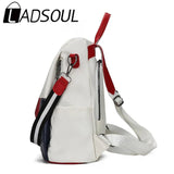 LADSOUL Women Large-capacity Backpack Travel Bag Casual School Bags