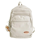 Nylon Backpack Women Casual College Style Shoulder Packbags