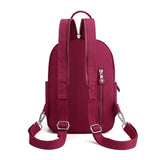 Mini Backpack Women Sport Shoulder Chest Bag Nylon Travel Small Bagpack