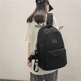 Women Backpack Solid Multi-pocket Bag Casual Large Capacity Travel Backpack