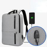 Waterproof Man Backpack USB Port Stylish Backpack Lightweight