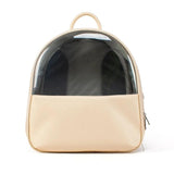 PU Leather Cat Bag Pet Backpack Travel Space Bags