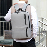 Waterproof Business Backpack Men with USB School Laptop