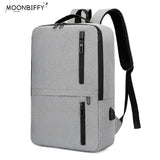 Waterproof Business Backpack Men with USB School Laptop