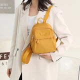 Mini Anti-theft Waterproof Nylon Women Backpack - Small Bagpack