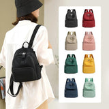 Casual Waterproof Nylon Backpack for Women