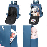 Print Girls School Bag Large Capacity Backpack