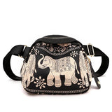 Girls Nylon Backpack Bags Shell Shoulder Floral Animal Print