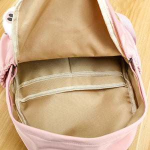 Waterproof Oxford Women Backpack for School Teenagers Girl Rabbit Backpack