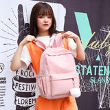 Waterproof Oxford Women Backpack for School Teenagers Girl Rabbit Backpack