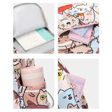 Multi-Pocket School Backpack for Students Teenagers Boys Girls