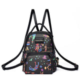 Bear Mini Backpack Street Travel Women's Backpack Girl Shopping Shoulder Bag Sch