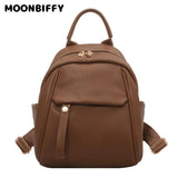 Waterproof Pu Leather Mini Backpack Ladies Travel Bags