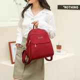 Women's Waterproof Oxford School Bag Travel Backpack