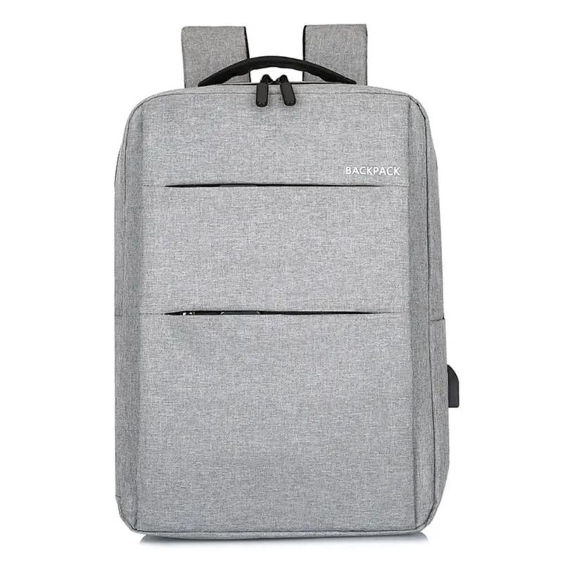 Men Laptop Backpack with USB Interface Business Casual Waterproof School Bag