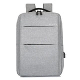 Men Laptop Backpack with USB Interface Business Casual Waterproof School Bag