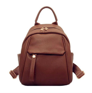 Soft Leather Women's Backpack Travel Bag