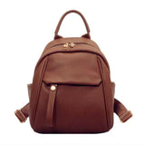 Soft Leather Women's Backpack Travel Bag
