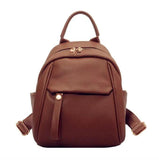 Soft Leather Women's Backpack Travel Bag
