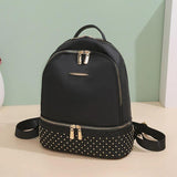 Large Capacity Women Backpack Retro School Bag