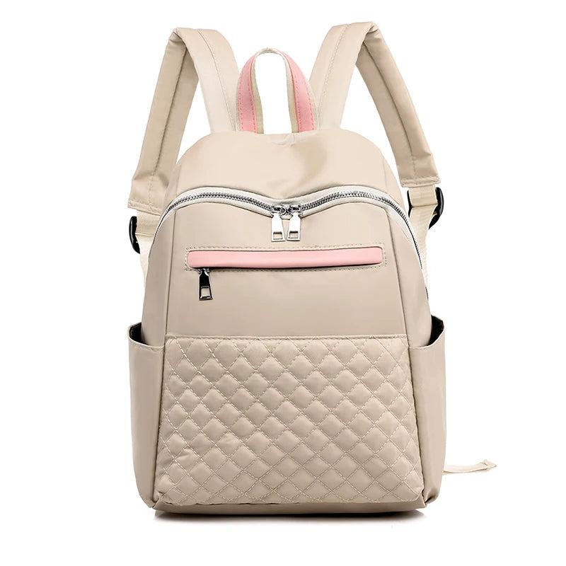 Nylon Backpack Women Large Capacity Waterproof Travel Bags