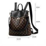 Women Backpack PU Leather Handbag School Bag for Teenage Girls
